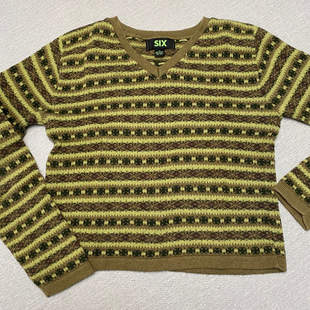 Variable Greens Sweater